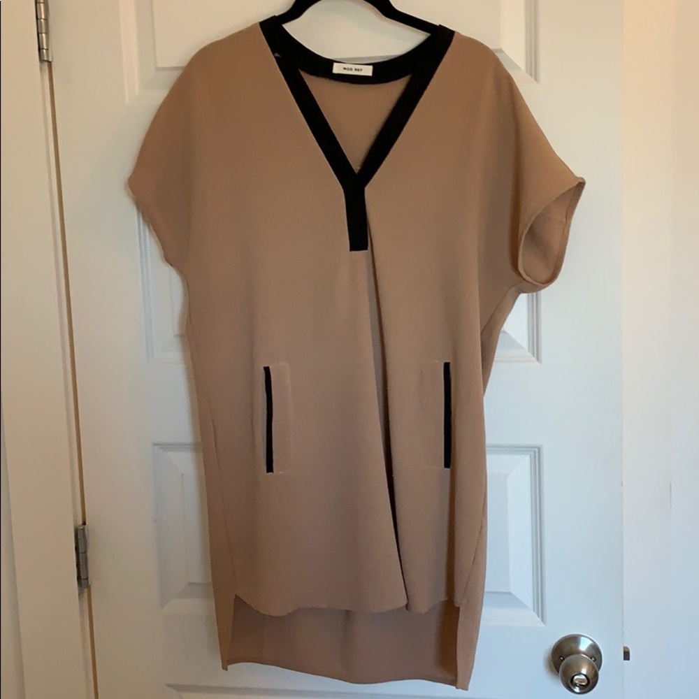 Taupe Tunic with pockets